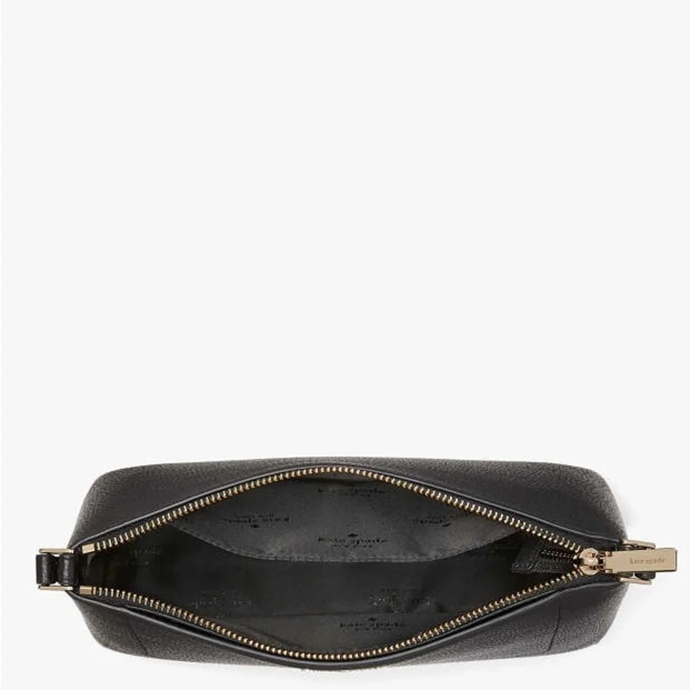 Kate Spade Black Leila Crossbody Bag Sleek Minimalist Design